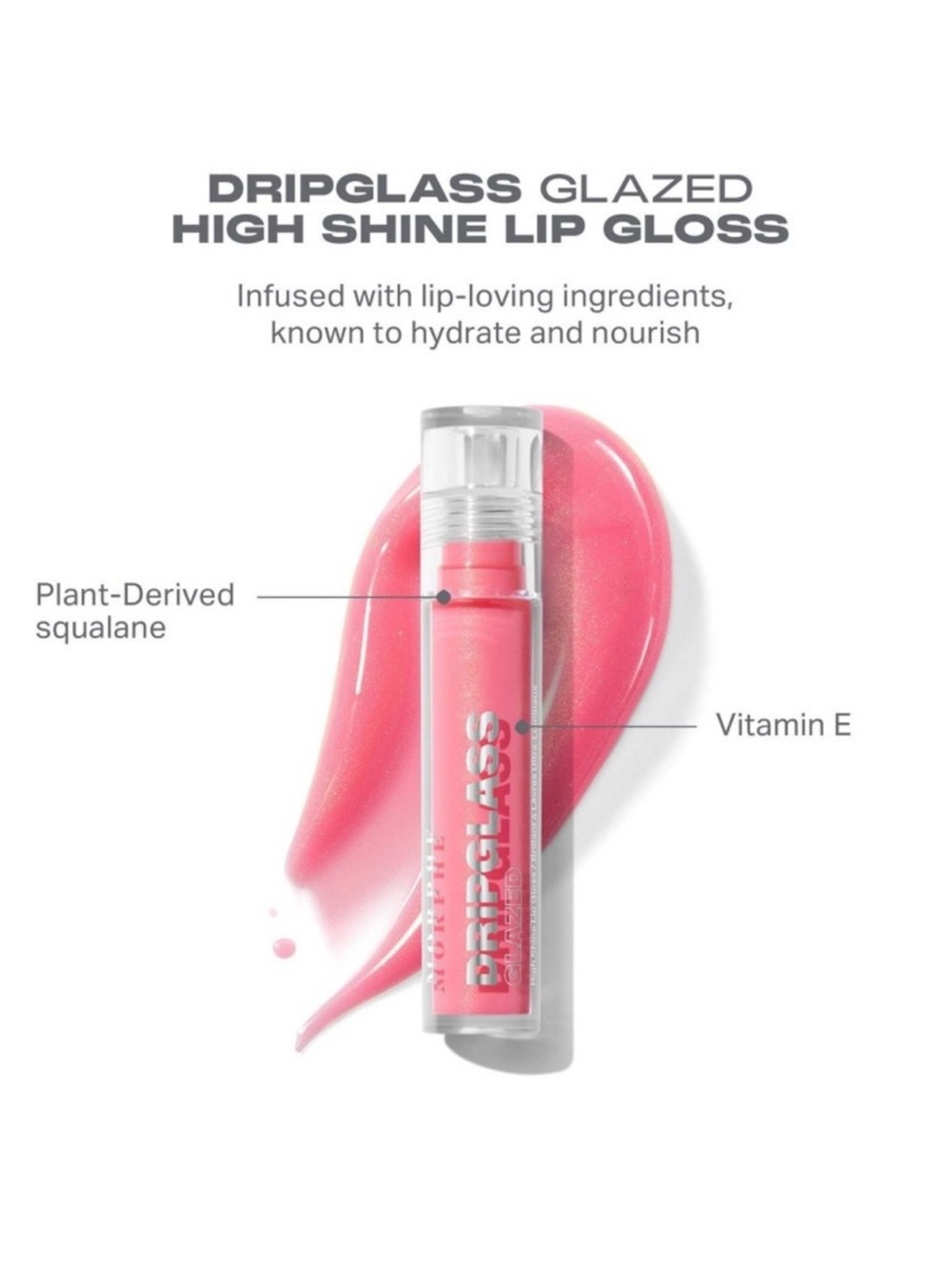 MORPHE DRIPGLASS GLAZED HIGH SHINE LIP GLOSS;—GLAZED BEIGE BEAM - Picture 9 of 16
